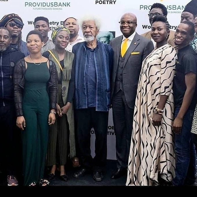 an evening with Wole Soyinka flier