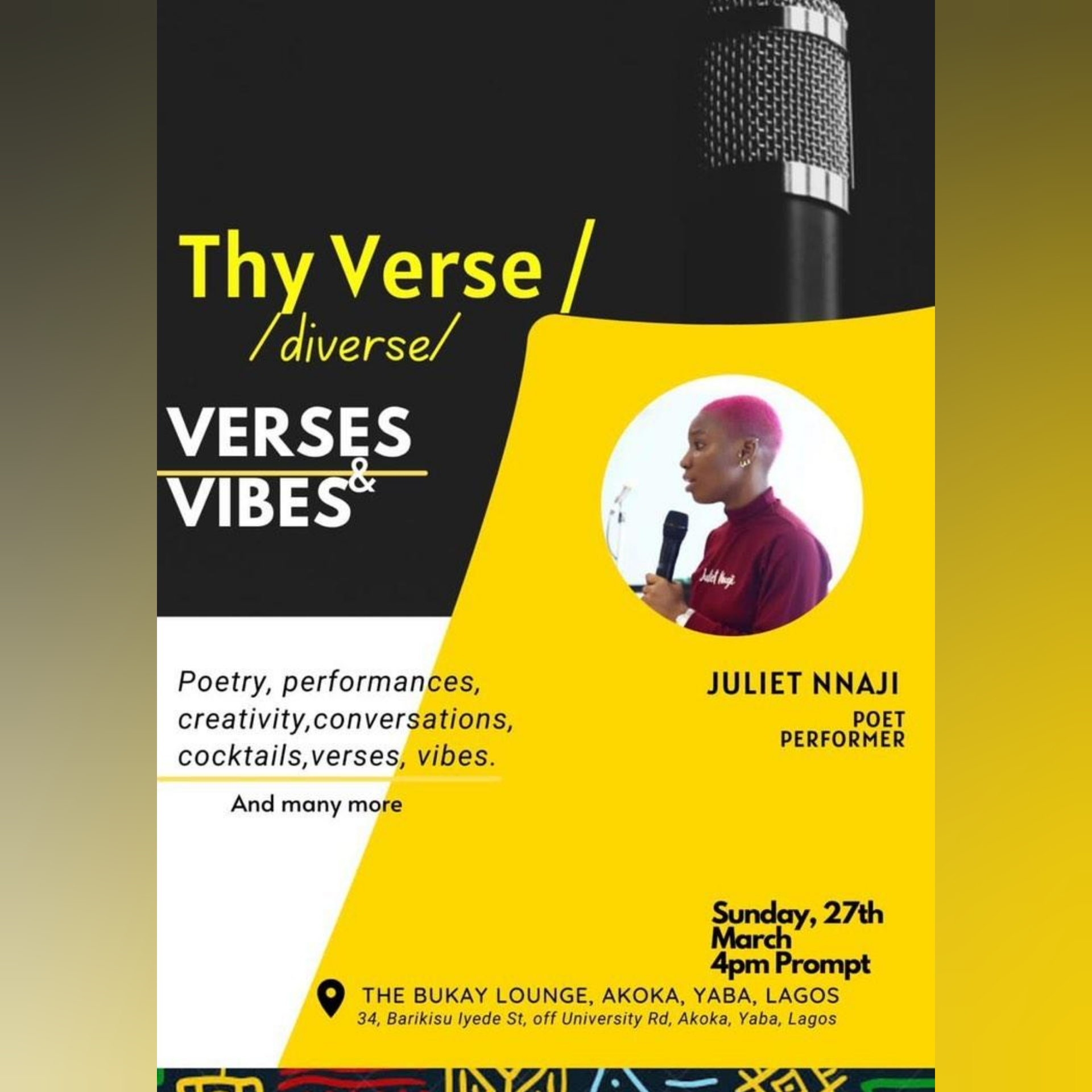 thy verse flier